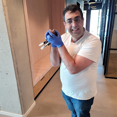 Every day, our work saves lives.<br> Thank you Michael for saving the bird ;)