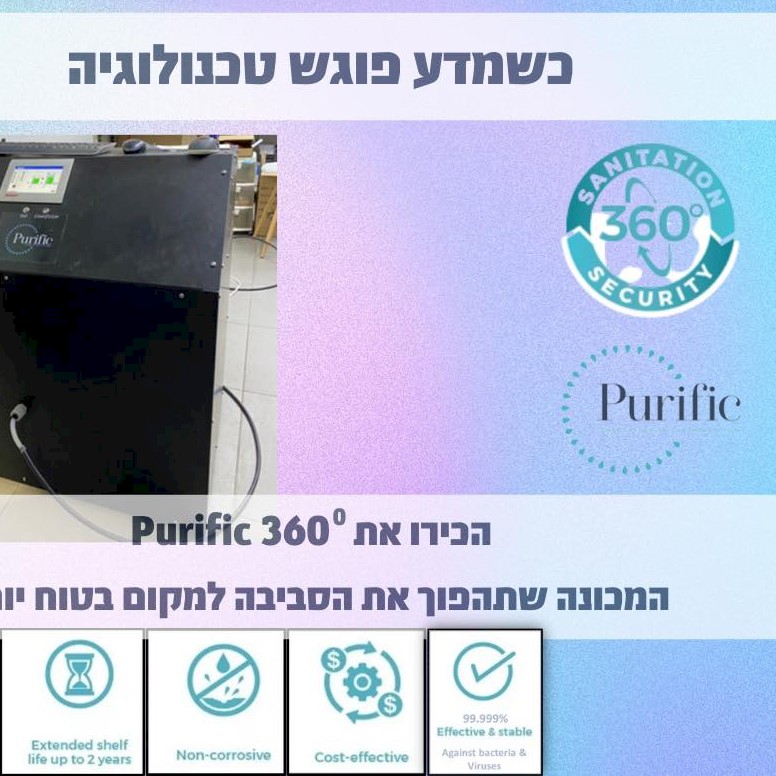 A novel technology for electrochemical based disinfection developed by group members Dr. Eran Avraham and Dr. Izaak Cohen will soon be available under the Purific brand.<br> A post about technology and other products is published on the Bar Ilan Facebook page.<br>